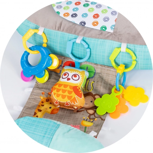 Spielerische Stimulation und Motorikförderung