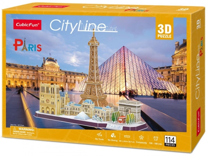 3D Puzzle Paris Stadtlinie