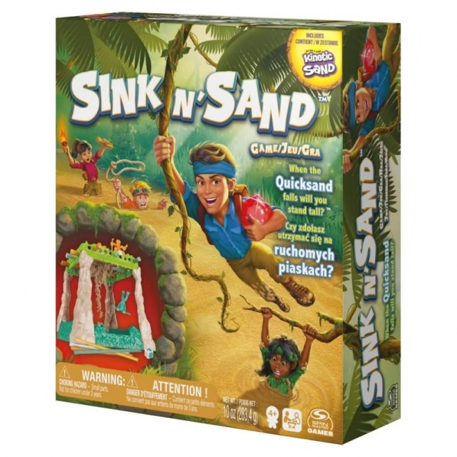 Abenteuerspiel mit kinetischem Sand