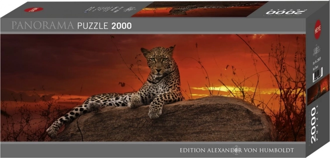 Panoramapuzzle Sonnenaufgang in Kenia