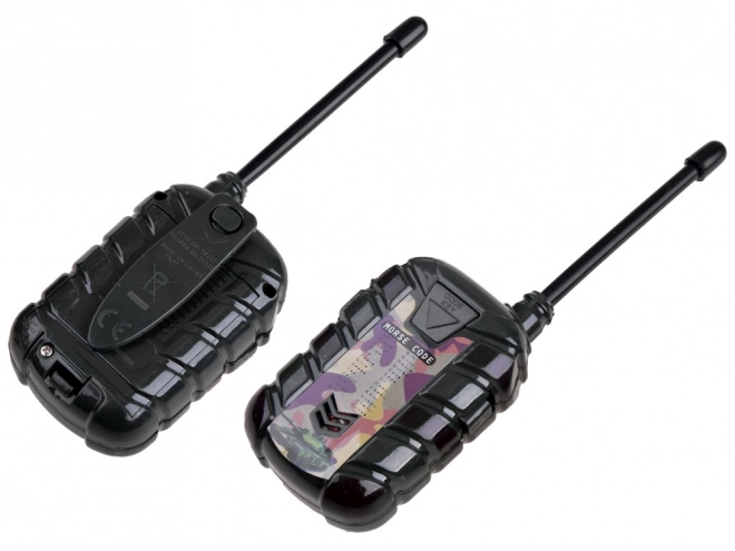 Funkspielzeug Walkie Talkie Set mit Basisstation – Armee