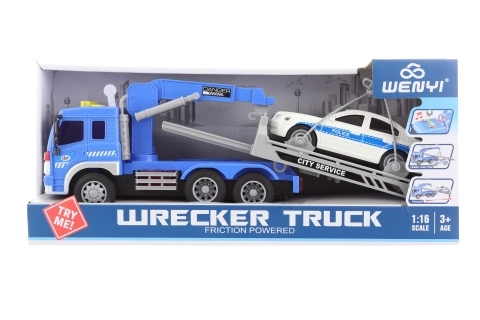 Abschleppwagen mit Batterien