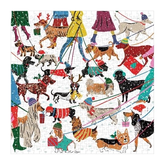 Galison Puzzle Winterhunde 500 Teile
