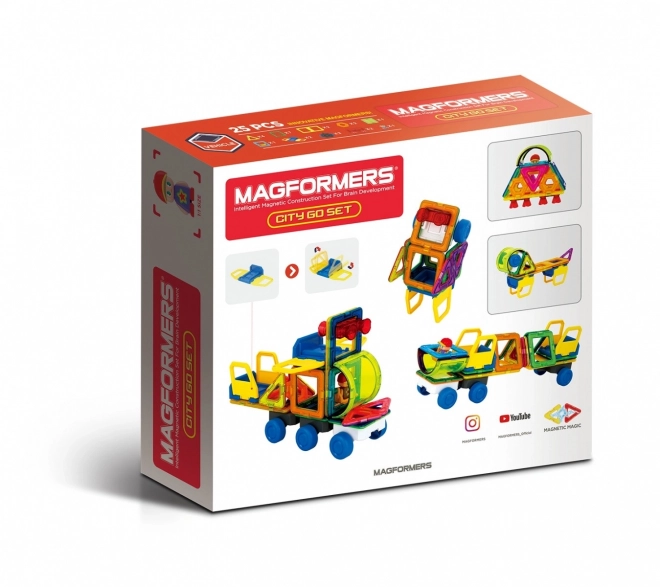 Magnetische Bausteine City Go Set 25 Teile