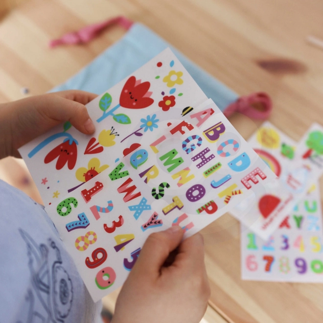Woopie Kreativset Magische Tasche mit Aufklebern