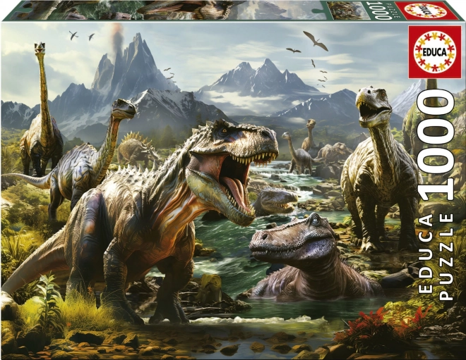 Educa Puzzle Wütende Dinosaurier 1000 Teile