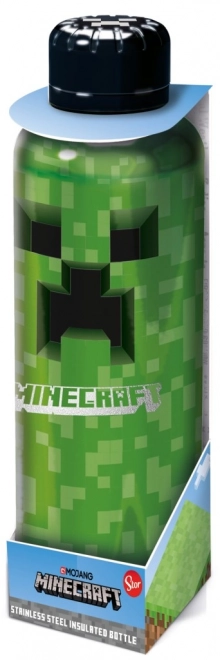 Minecraft Edelstahl Trinkflasche