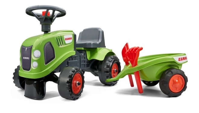 Falk Lauflernwagen Baby Claas mit Anhänger