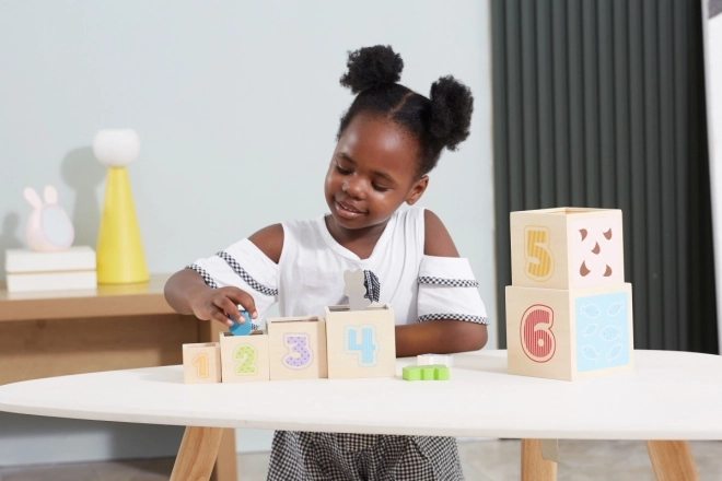 Holz Stapelwürfel für Kinder