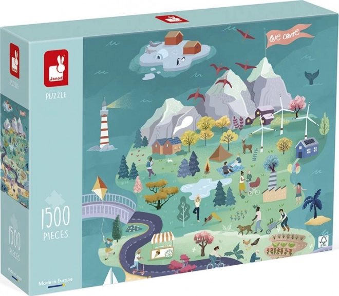 Puzzle Ausflug zur Insel Harmony 1500 Teile
