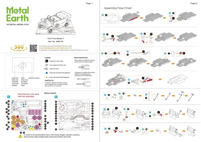 3D-Puzzle Ford Modell T 1910