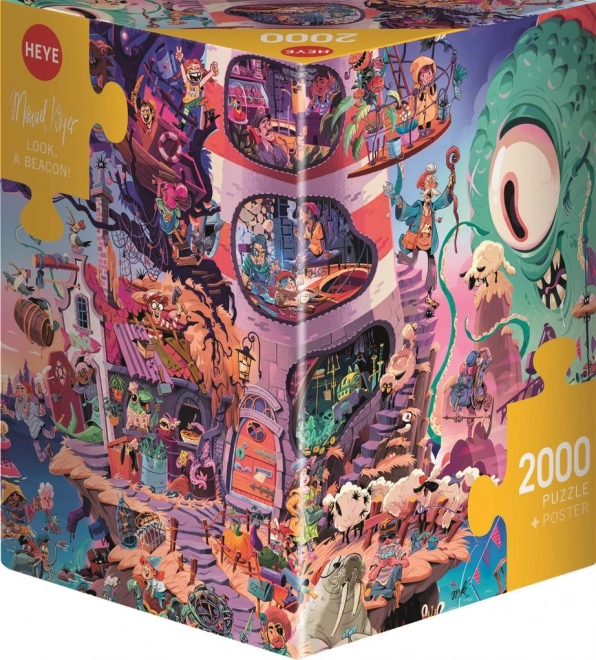 Heye Puzzle Leuchtturm 2000 Teile