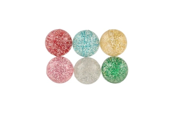 Glitzernder Springball sortierte Farben