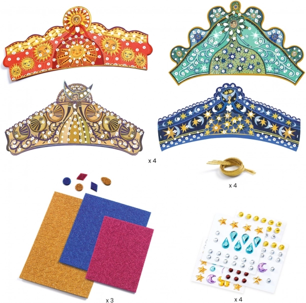 DIY Glitzernde Kronen DJECO