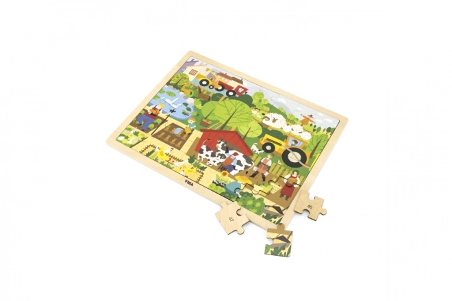 Holzpuzzle Bauernhof 48 Teile