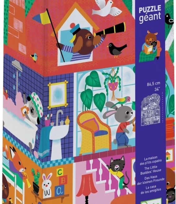 Bodenrandpuzzle Häuschen 36 Teile