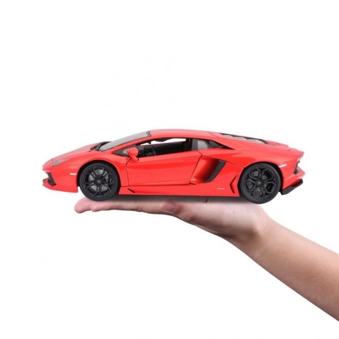 Lamborghini Aventador LP700-4 Modellauto in Metallisch Orange