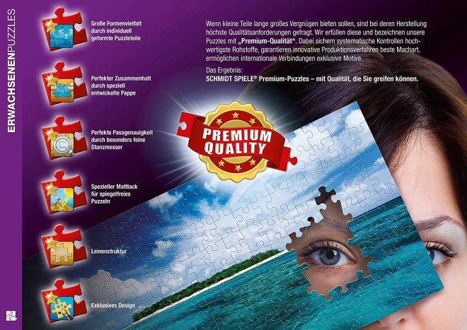Haus am See Puzzle 1000 Teile