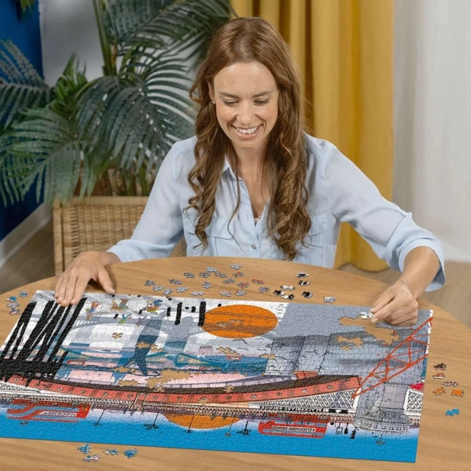 Puzzle in London 1500 Teile von Ravensburger