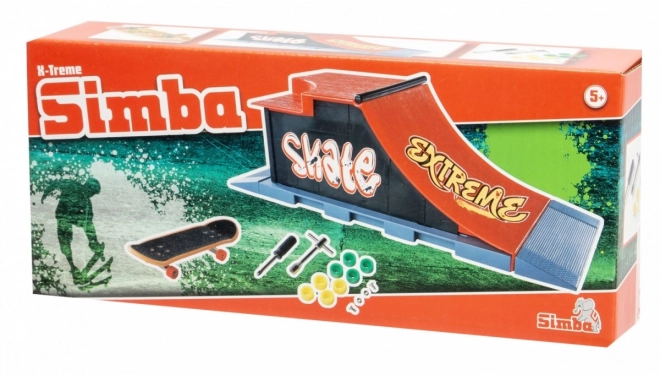 Mini Skateboard mit Extremer Rampe von Simba