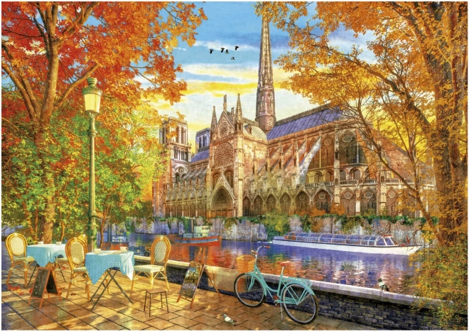 Herbst Notre Dame Puzzle 1000 Teile