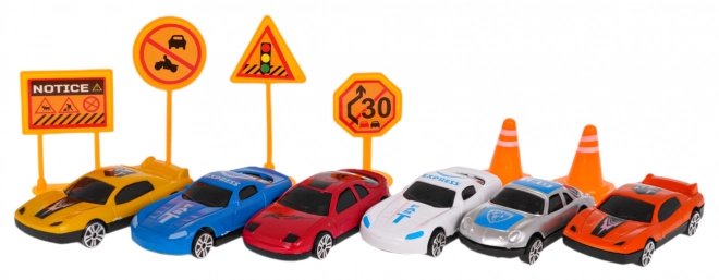 LKW-Garage mit Autos
