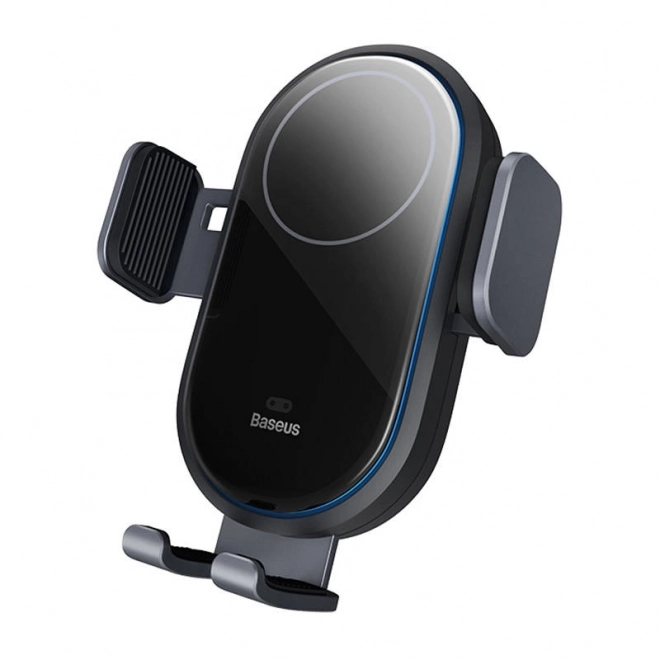 Auto Handyhalter mit induktiver Ladestation von BASEUS LightChaser (Schwarz)
