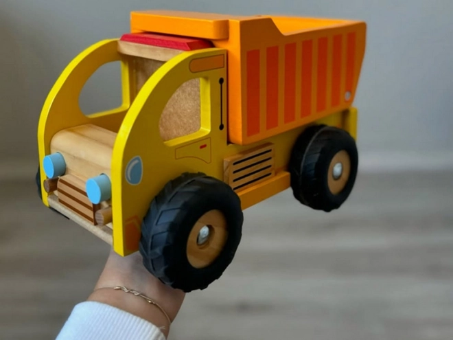 Holz Kippwagen und Müllwagen Spielzeug