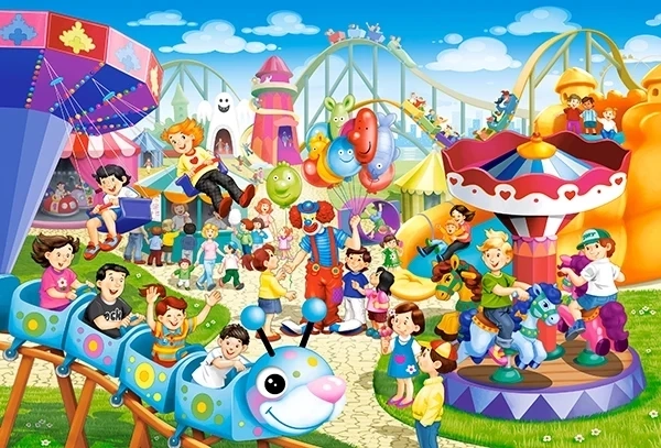 Puzzle Vergnügungspark MAXI 40 Teile