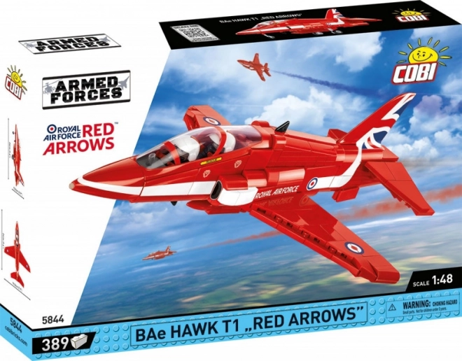 Cobi Bereitstellung BAE Hawk T1 Red Arrows Modellflugzeug