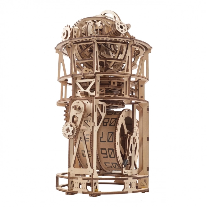 Mechanische 3D-Puzzle Sky Watcher Tourbillon Tischuhr von UGEARS