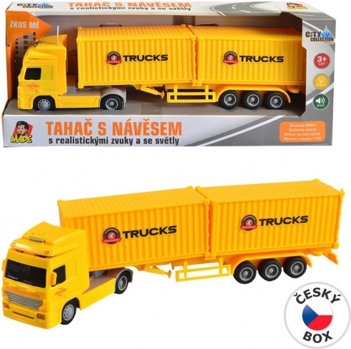 Lkw mit zwei Containern auf Schwungrad City Collection