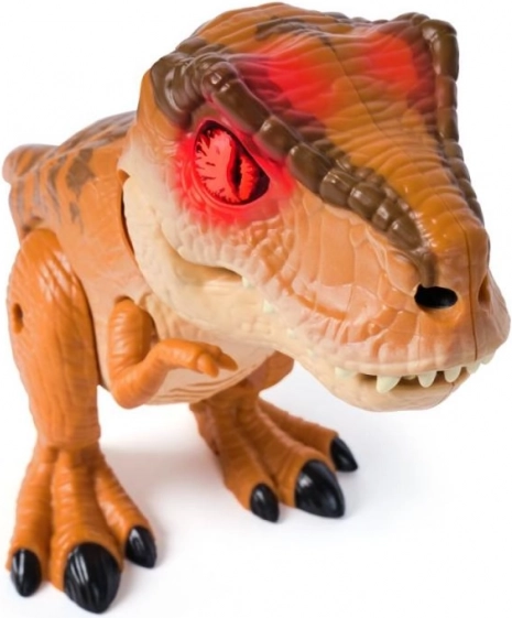 Interaktiver T-Rex aus dem Ei schlüpfend