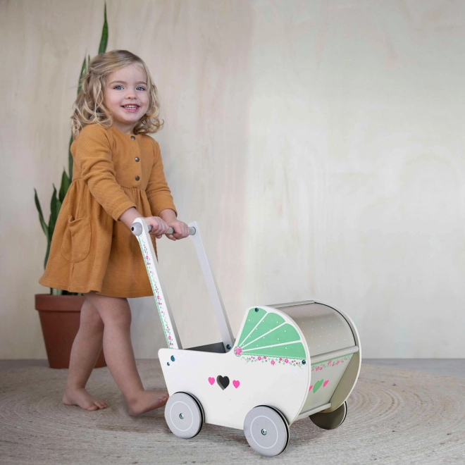 Holzpuppenwagen von Ecotoys