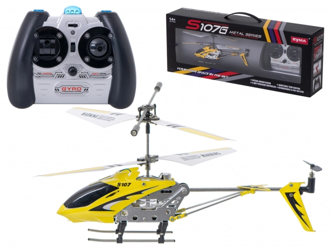 Ferngesteuerter RC-Helikopter Blau von SYMA – Gelb