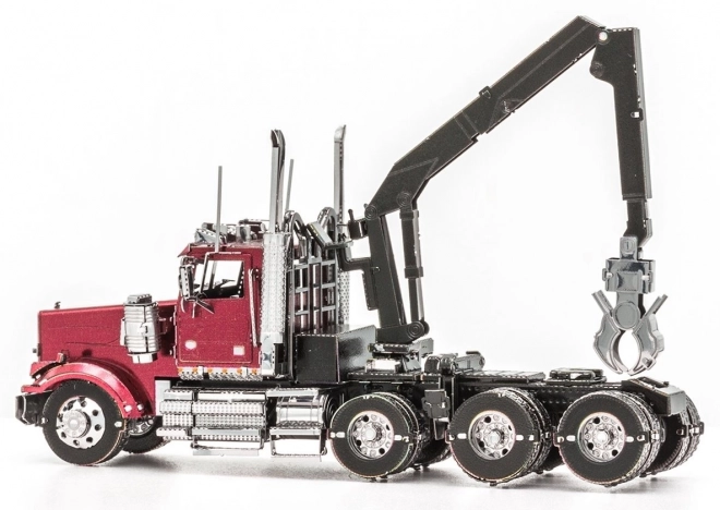 Metall 3D-Modell Western Star 4900 mit Baumstamm
