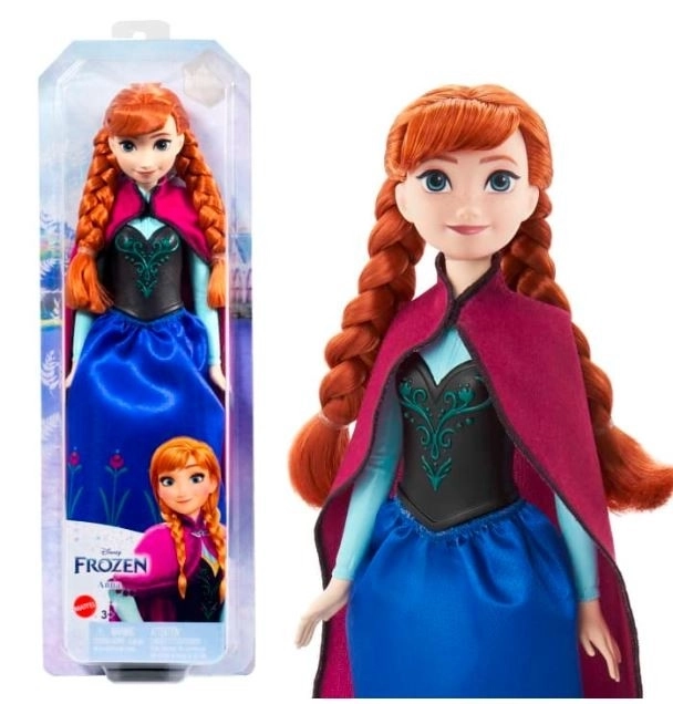 Disney Frozen Elsa Puppe – Anna in blau-schwarzem Kleid