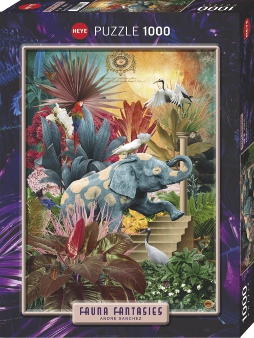 Heye Puzzle Fauna Fantasies: Elephantaisy 1000 Teile