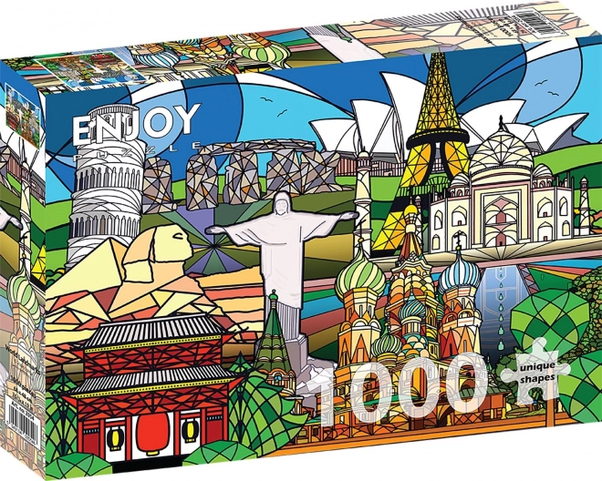 Puzzle Weltwunder 1000 Teile