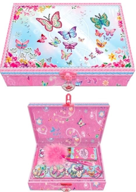 Pecoware Set mit Tagebuch - Schmetterlinge