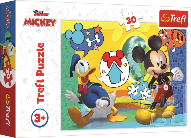 TrefL Puzzle Micky Maus und Donald Duck 30 Teile