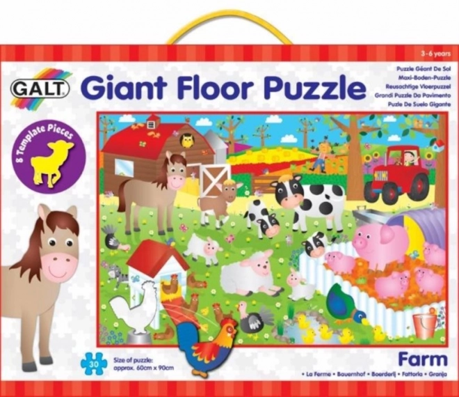Riesenbodenpuzzle Bauernhof 30 Teile