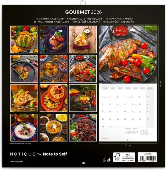 Notizkalender Gourmet 2026