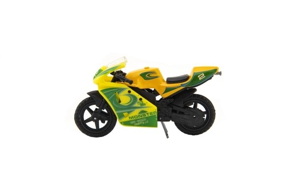 Rennmotorrad Metall/Plastik 8cm Freilauf