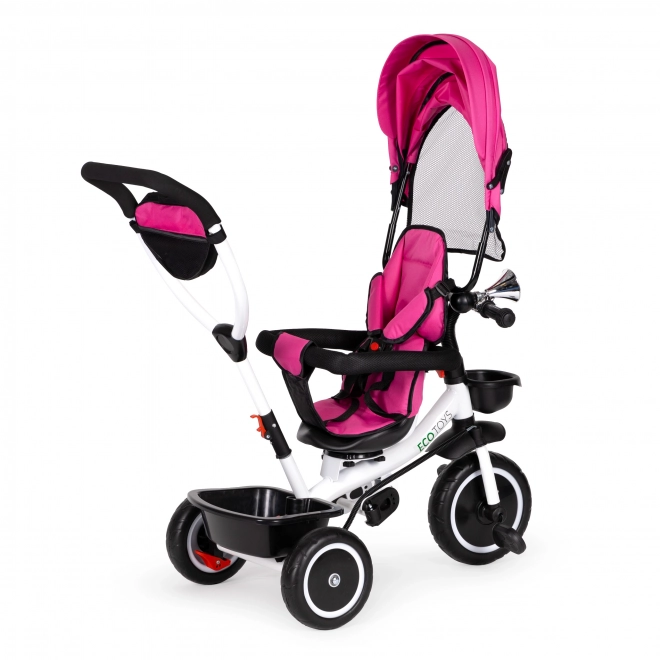 Dreirad mit 360° Drehbarem Sitz ECOTOYS Pink