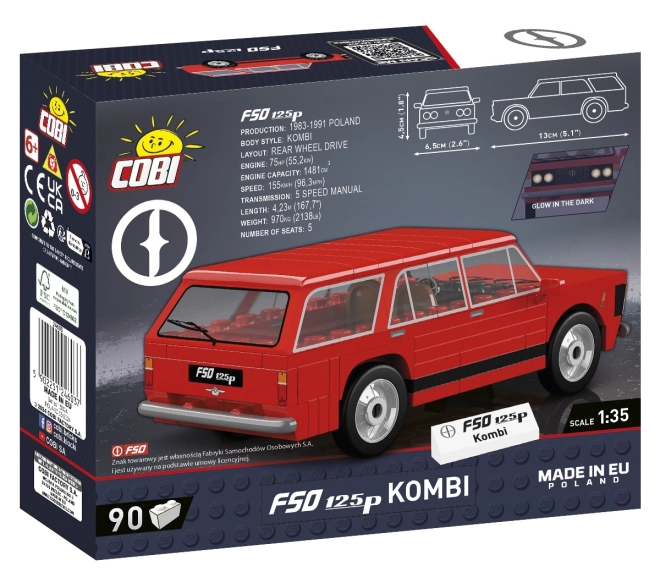 Cobi FSO 125p Kombi Modellbausatz