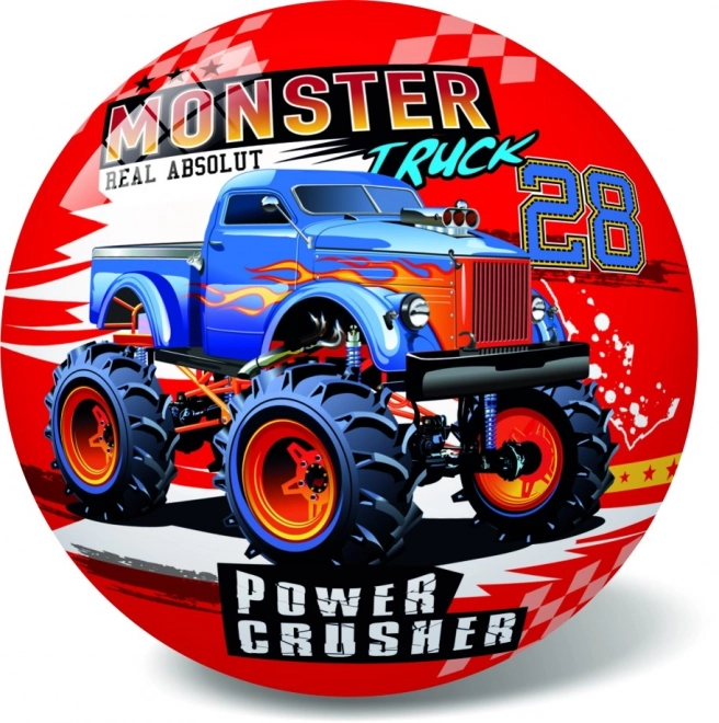 Super Cars Monster Truck Ball 14cm Aufgeblasen