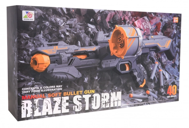 Mega Blaze Storm Spielzeuggewehr Grau