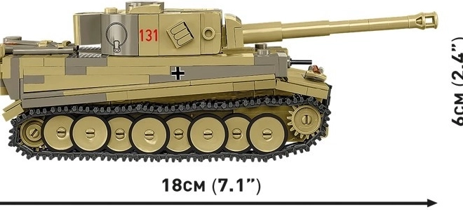 Modell des Panzers VI Tiger I Nr. 131 von COBI