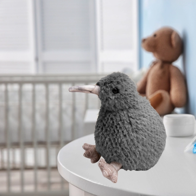 Plüschvogel Kiwi grau 21cm